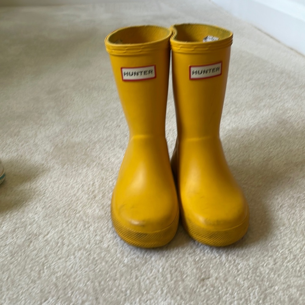 GUC hunter rain boots- size toddler 7